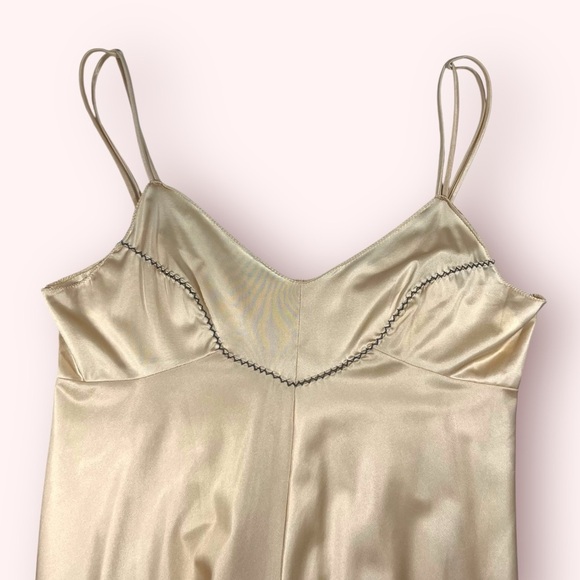 VINTAGE 1970's Vassarette Hollywood Slip Dress Size Small 4/6 - Picture 4 of 8